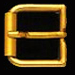 DV0S424- 20 mm Solid brass Roller Buckle